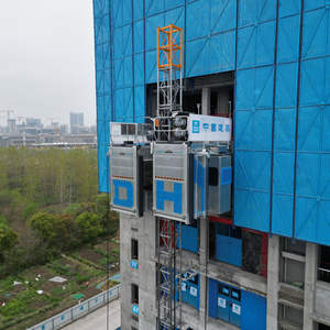 DAHAN SC200/200 0-40m/min Treuil d'intelligence à double cage pour le transport vertical de passagers et de matériaux - Product Image 5