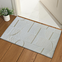 Vente chaude En Relief Blanc Petit Lapin Fourrure Tapis Ultra Doux Lavable En Machine Shag Tapis Pépinière Jeter pour Lit Salon Enfants Chambre Tapis