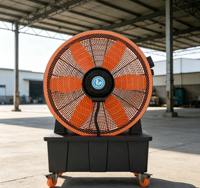 Ventilateur de brumisation en plastique à prix compétitif, résistant à la rouille, pour projets de refroidissement à grande échelle
