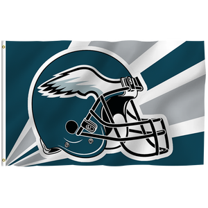 Haute qualité 3x5ft pour équipe de Football <span class=keywords><strong>NFL</strong></span> conception personnalisée bannières Philadelphia Eagles drapeaux 100% Polyester Stock pour toutes les équipes - Product Image 1