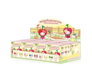 Caja de 6 Unidades al por Mayor, TOP TOY, Personajes de Sanrio, Serie de Frutas y Verduras, <span class=keywords><strong>Mini</strong></span> Peluches Colgantes, Caja Sorpresa Coleccionable para Regalo - Product Image 1