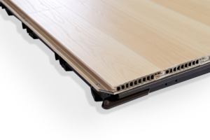 สนามบาสเก็ตบอลพื้นกลางแจ้งแบบเชื่อมต่อในประเทศจีนพร้อมพื้นกีฬาเมเปิ้ลแบบพกพาสําหรับสนามบาสเก็ตบอล - Product Image 5