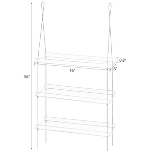 <span class=keywords><strong>Étagère</strong></span> murale à fleurs suspendue moderne à 3 niveaux pour salon, <span class=keywords><strong>étagère</strong></span>s flottantes pour jardin d'intérieur, <span class=keywords><strong>étagère</strong></span> à plantes murale en acrylique transparent robuste - Product Image 4