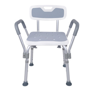 Chaise de douche en alliage d'aluminium avec accoudoirs antidérapants pour personnes âgées, siège de sécurité pour salle de bain - Product Image 5
