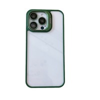 Coque de protection magnétique compatible avec iPhone 17 Pro Max et iPhone 16, avec support de lentille invisible, en PC, design mat