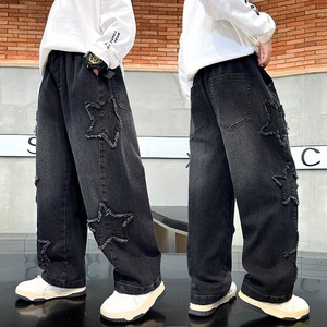 <span class=keywords><strong>Jeans</strong></span> pour garçons, jolis <span class=keywords><strong>jeans</strong></span> bleus à étoiles, pantalons en denim <span class=keywords><strong>noir</strong></span> pour adolescents - Product Image 2