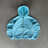 Ensemble de survêtement unisexe personnalisé en gros : sweat à capuche court et pantalon de jogging, couleur unie, pour homme