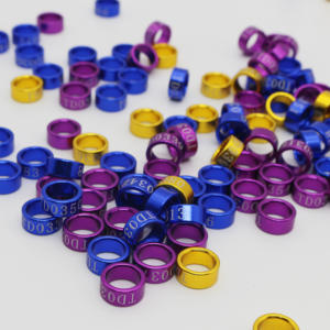 Altri prodotti per animali domestici per tutte le stagioni anelli colorati in ferro tondo per anelli per gambe di uccelli - Product Image 2