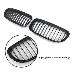 E90 LCI Ersatz-Nierengrill aus Carbonfaser, Frontstoßstange, Einzelsteg, schwarzer Kühlergrill für BMW 3er E90 2009–2012 - Product Image 5