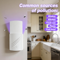 Trampa Eléctrica para Moscas de Interior OEM - Trampa Adhesiva para Mosquitos e Insectos Voladores con Luz UV LED