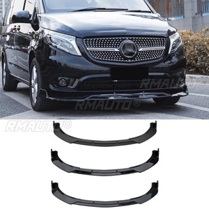 Difusor de Parachoques Delantero para Automóvil, Spoiler Negro Brillante, Pieza de Modificación para Mercedes Benz Vito V260 W447 2016-2023, Accesorios para Automóvil - Product Image 1