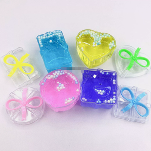 Caja de regalo pequeña con 20 piezas de slime esponjoso, barro cristalino de alta transparencia, ideal como regalo, slime - Product Image 1