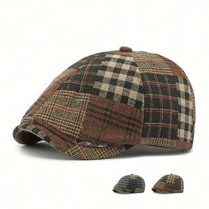 Nouveau Béret Automne-Hiver 2024, Style Britannique Rétro, Casquette à 6 Panneaux, Chapeau de Peintre - Product Image 2