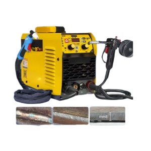 Mini Máquina de Soldar Portátil, Soldadora Inverter 3 en 1 Amarilla, Soldadura MIG sin Aire - Product Image 1