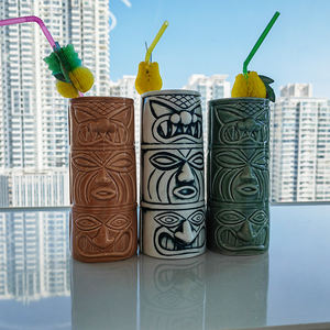 OEM Summer New Style Geeki Tikis <strong>Star</strong> Cute Tiki <strong>Mugs</strong> Cocktail Glasses Custom <strong>War</strong> Ceramic Hawaii Funny Cup Sublimation Tiki <strong>Mug</strong> - Product Image 5