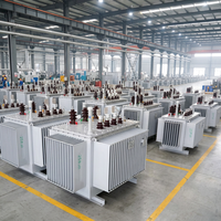 Transformateur de distribution immergé dans l'huile à liquide, à haute capacité, à tension stable, 1550 kVA, 21 kV, homologué CE