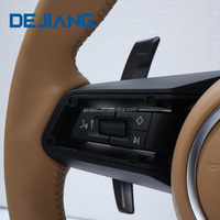 Volant en cuir beige en fibre de carbone pour Porsche Panamera 970 971 Cayenne Macan Taycan Boxster Cayman 996 911.2 958 718 911