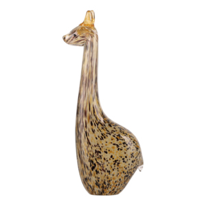 Scultura di giraffa in vetro, statuetta artistica di animale per esporre su scaffale o tavolino, decorazione moderna per la casa - Product Image 3