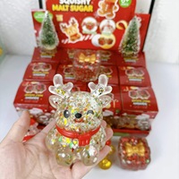 Groothandel Kerst Sneeuwpop Squishy Speelgoed TPR Maltose Glitter Knijp Speelgoed Langzaam Terugverende Stress Verlichtende Fidget Speelgoed Kerstcadeaus