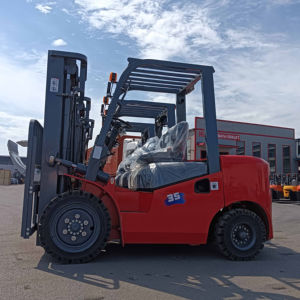 Mesin Forklift diesel nilai terbaik 3 Ton 3.5 Ton tahan lama andal tinggi angkat mesin 3m-7m semua medan Forklift Off-road - Product Image 1