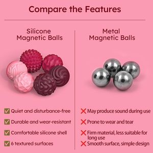 Jouet anti-stress à billes magnétiques, perles en silicone, jouets sensoriels anti-stress pour adultes, enfants, autisme, TDAH - Product Image 4
