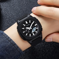 Relogio Masculino SKMEI 2091 Synchrone Anzeige Analog-Digital Wasserdichte Weltzeituhr Alarm Multifunktionsuhr