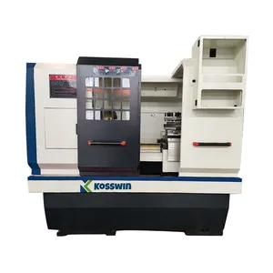 Hohe Präzision Flatbett CNC-Drehmaschine CNC-Drehmaschine zur Herstellung präzisions-CNC-Teile Bearbeitung Drehteile