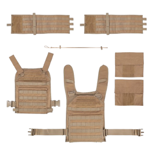 เสื้อกั๊กใส่แผ่นยุทธวิธีสำหรับกลางแจ้งพร้อมระบบ MOLLE วัสดุ PU ปรับสีได้ - Product Image 5