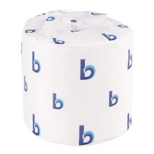 Papier toilette blanc monocouche Boardwalk 6170, 1000 feuilles par boîte de 96 rouleaux - Product Image 1