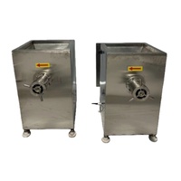 Broyeur à viande automatique en acier inoxydable industriel à haute capacité 300-500 kg/h pour bœuf, porc, poulet