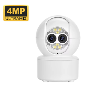 Cámara de Seguridad <span class=keywords><strong>ICsee</strong></span> de Doble Lente y 4MP, Zoom Óptico 5X, Cámara IP WiFi PTZ con Seguimiento Automático, Lente de 2.8mm, Cámara de Seguridad Inalámbrica para el Hogar - Product Image 1