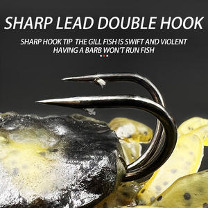 1Pcs शीतल मत्स्य पालन Lures हुक के साथ 10cm 33g कृत्रिम चारा केकड़ा - Product Image 3