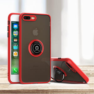 Vendita all'ingrosso cavalletto magnetico di 360 gradi porta anello custodia trasparente per Apple <span class=keywords><strong>iPhone</strong></span> <span class=keywords><strong>6s</strong></span> <span class=keywords><strong>Cover</strong></span> posteriore della cassa del telefono con logo personalizzato - Product Image 3