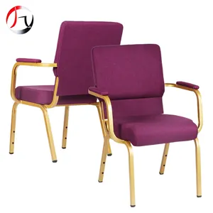 Church Chair Manufacturers Wholesale Cheap Used Comfortable Seats Chair For The Auditorium Church Banquet Hall Armchairs