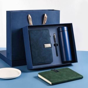 Sets de Regalo de Cuadernos de Piel Sintética PU Corporativos al por Mayor con Botella, Cuaderno de Lujo Personalizable A5, Caja de Regalo con Bolígrafo y USB - Product Image 4