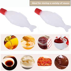 มินิขวดซอสมะเขือเทศพลาสติกเครื่องปรุงรสซอสบีบขวดรูปปลาน่ารักสลัดน้ําสลัดน้ําผึ้ง<span class=keywords><strong>ปรุง</strong></span><span class=keywords><strong>รส</strong></span>สกัดภาชนะ - Product Image 4
