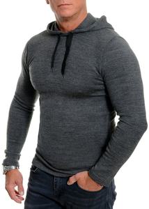 Gris fermeture à glissière de haute qualité sweat à capuche sweat à capuche en gros pour les femmes - Product Image 5