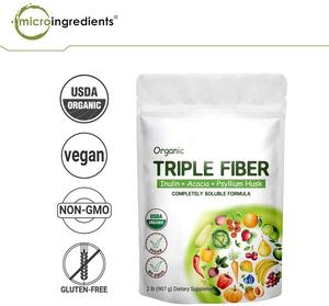 อาหารเสริมใยอาหารมังสวิรัติแบบอินทรีย์ผงซิลเลียมอะคาเซียม - Product Image 4