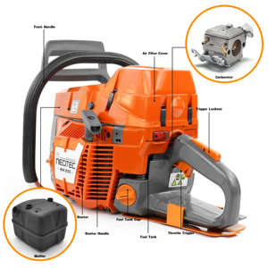 NEOTEC OEM High-Quality 94cc Orange 395XP Gas <b>Powered</b> 2-Stroke Petrol NH895 Chainsaw for Wood Cutting NH895 Gasoline Chain <b>Saw</b> S - Product Image 1