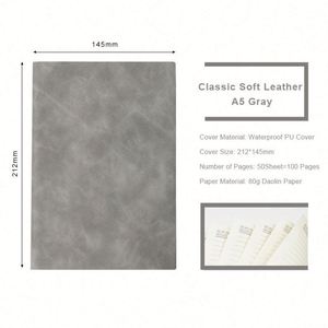 Personalized Custom Business Style School Supplies A5 Journal <b>Diary</b> Plastic Cover Silk Screen Printed <b>Notebook</b> - Product Image 6