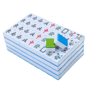 Juego de Mahjong de Lujo Personalizado de 160 Fichas con Soportes y Empujadores, Acrílico Profesional, Ecológico y Duradero para Niños - Product Image 4