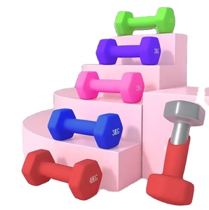 Haltères multifonctionnels en néoprène, haltères <span class=keywords><strong>de</strong></span> fitness pour la salle <span class=keywords><strong>de</strong></span> sport <span class=keywords><strong>à</strong></span> <span class=keywords><strong>domicile</strong></span> - Product Image 4