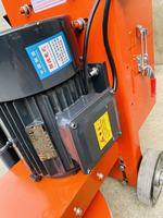 Meuleuse à béton de 350 mm avec aspirateur intégré, machine de meulage sans poussière 380 V pour le décapage et le polissage de l'époxy