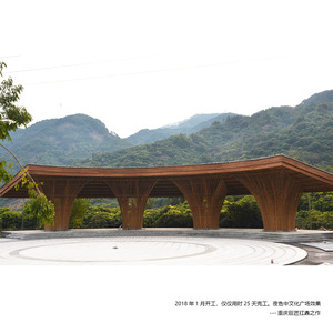 Yuzhu Bamboo Pavilion Outdoor Leisure Structure Waterproof Light Luxury Style Gallery Design Various Sizes Manual Crafted - Product Image 4