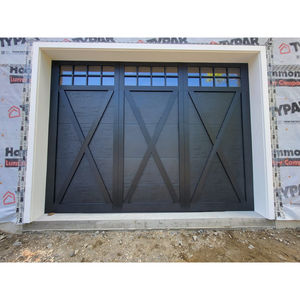 Panneaux <span class=keywords><strong>de</strong></span> <span class=keywords><strong>porte</strong></span> en acier galvanisé mousse isolée noire traditionnelle américaine 16x8 Style <span class=keywords><strong>de</strong></span> <span class=keywords><strong>porte</strong></span> <span class=keywords><strong>de</strong></span> <span class=keywords><strong>grange</strong></span> Prix des portes <span class=keywords><strong>de</strong></span> garage sectionnelles - Product Image 4