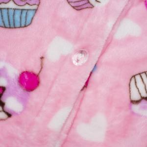 <span class=keywords><strong>Albornoz</strong></span> de franela suave para niña, pijama con capucha con estampado encantador para niños - Product Image 6