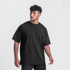 Camiseta personalizada de secado rápido de verano, ropa de calle de Hip Hop, camisetas de gran tamaño para Hombre, camisetas deportivas en blanco para gimnasio <span class=keywords><strong>Darc</strong></span> al por mayor - Product Image 1