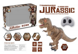 Giocattolo Elettrico Telecomandato Dinosauro Tirannosauro Rex, Modello in Plastica per Interni ed Esterni, per Bambini 8-13 Anni - Product Image 3