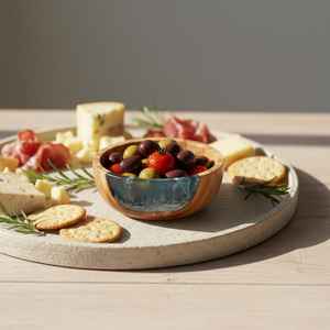 <b>Wooden</b> <b>Bowl</b> With Resin Design Elegant Hand Finished Serving And Display <b>Bowl</b> For Modern Home Decor - Product Image 6