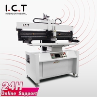 Imprimante SMT semi-automatique I.C.T. neuve, vente directe usine, moteur PLC I.C.T. 220V, large compatibilité, fabricant chinois